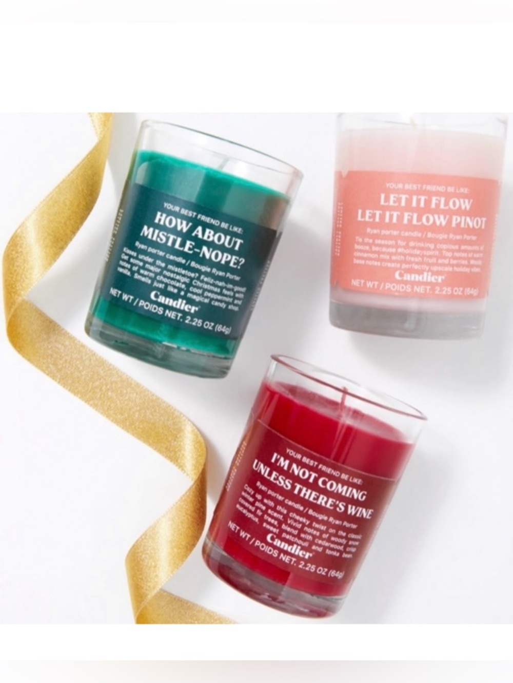 Ryan Porter Candier Limited Edition Mini Votive Candle Bundle New In Box